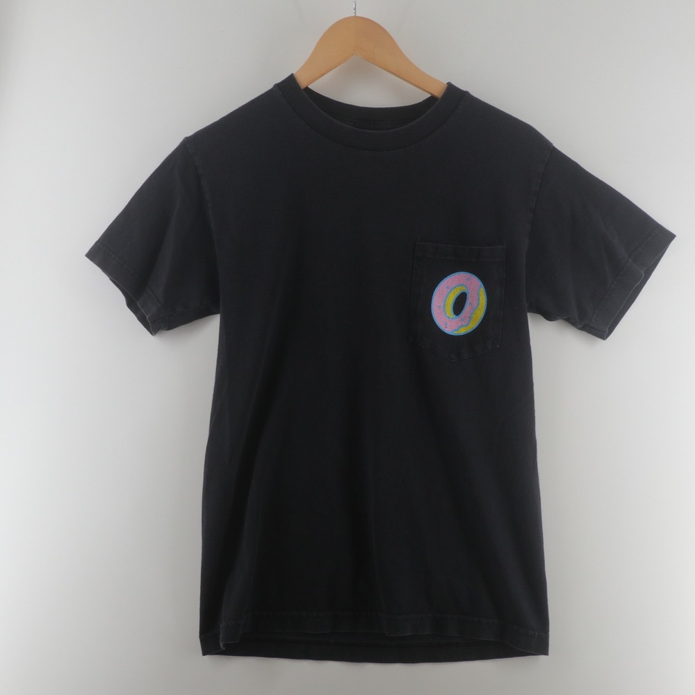 Odd Future Pocket T-Shirt Mens Small Black Good Donut Logo Skate Tee